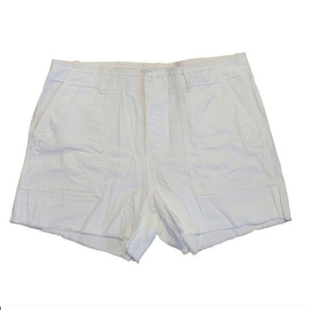 GAP High Rise Utility Shorts Sz 14 - Picture 2 of 7